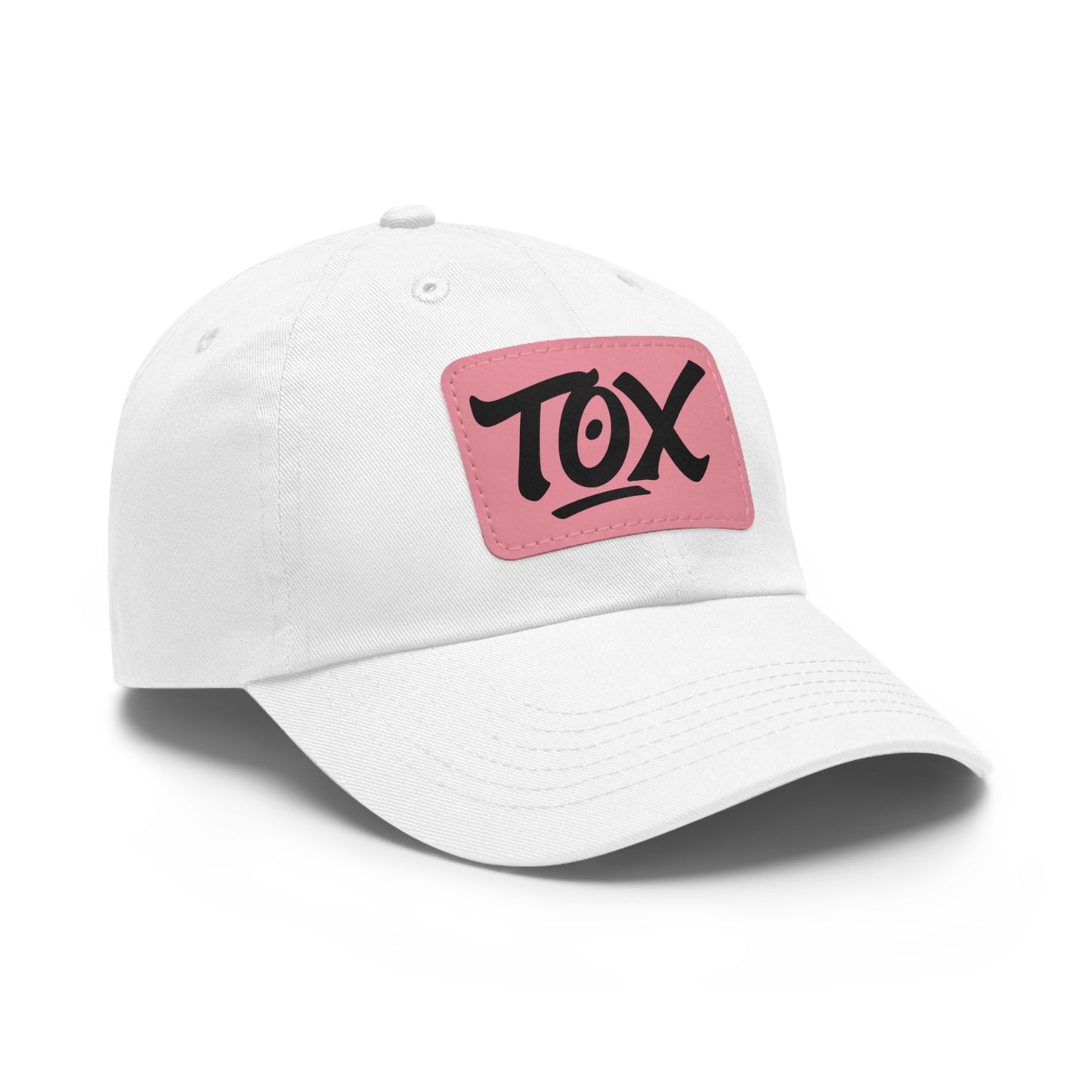 Dad Hat with Leather Patch (Rectangle)