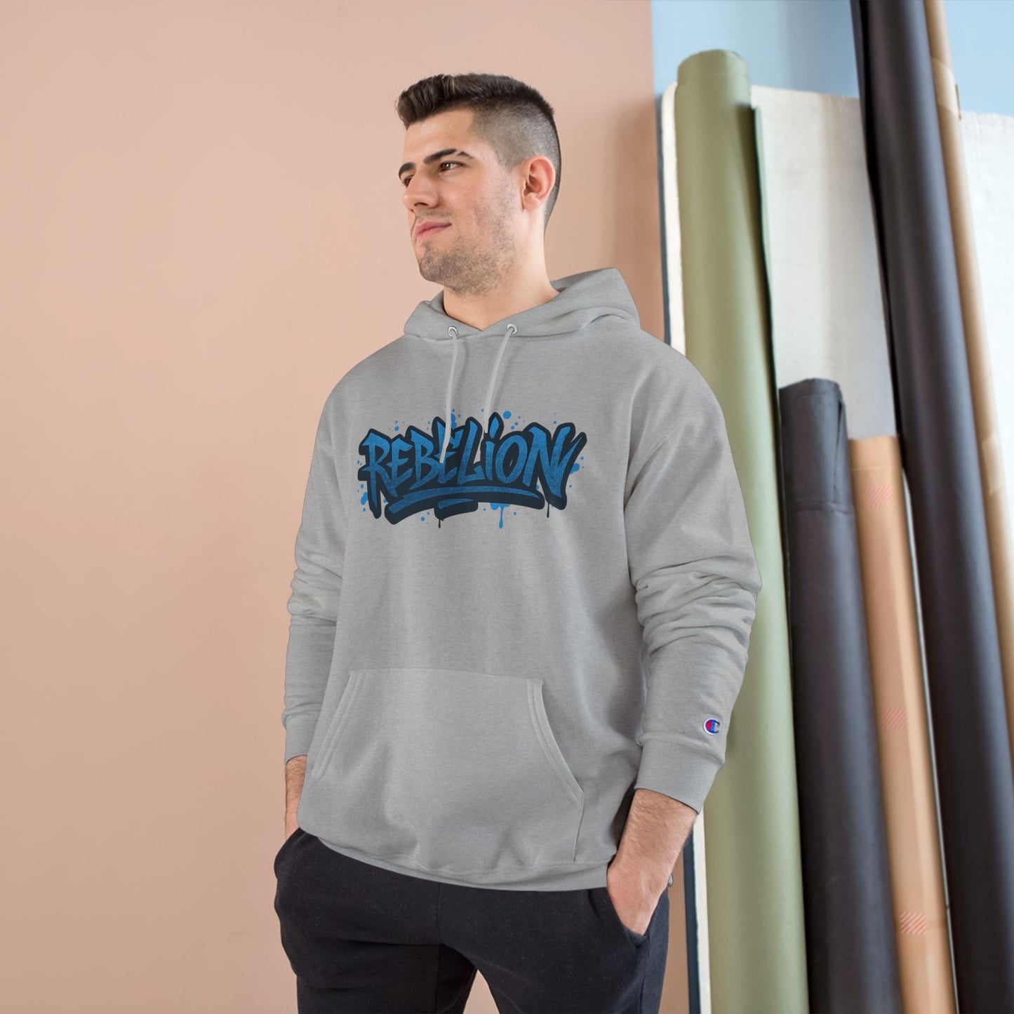 ABRIGO EDICIÓN GRAFFITI REBELION TØX BLACK AND BLUE