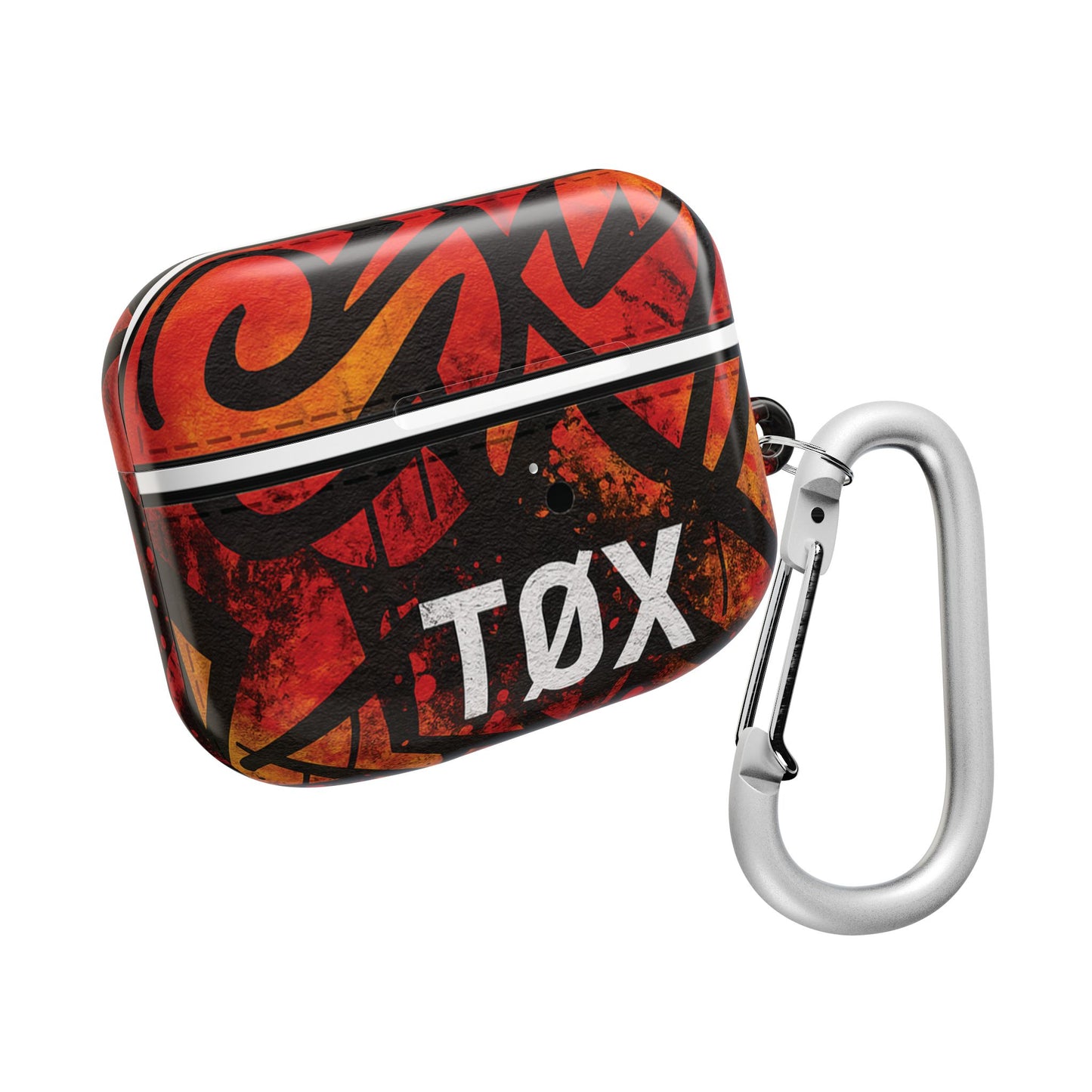 Funda para AirPods TØX Graffiti Red and Black