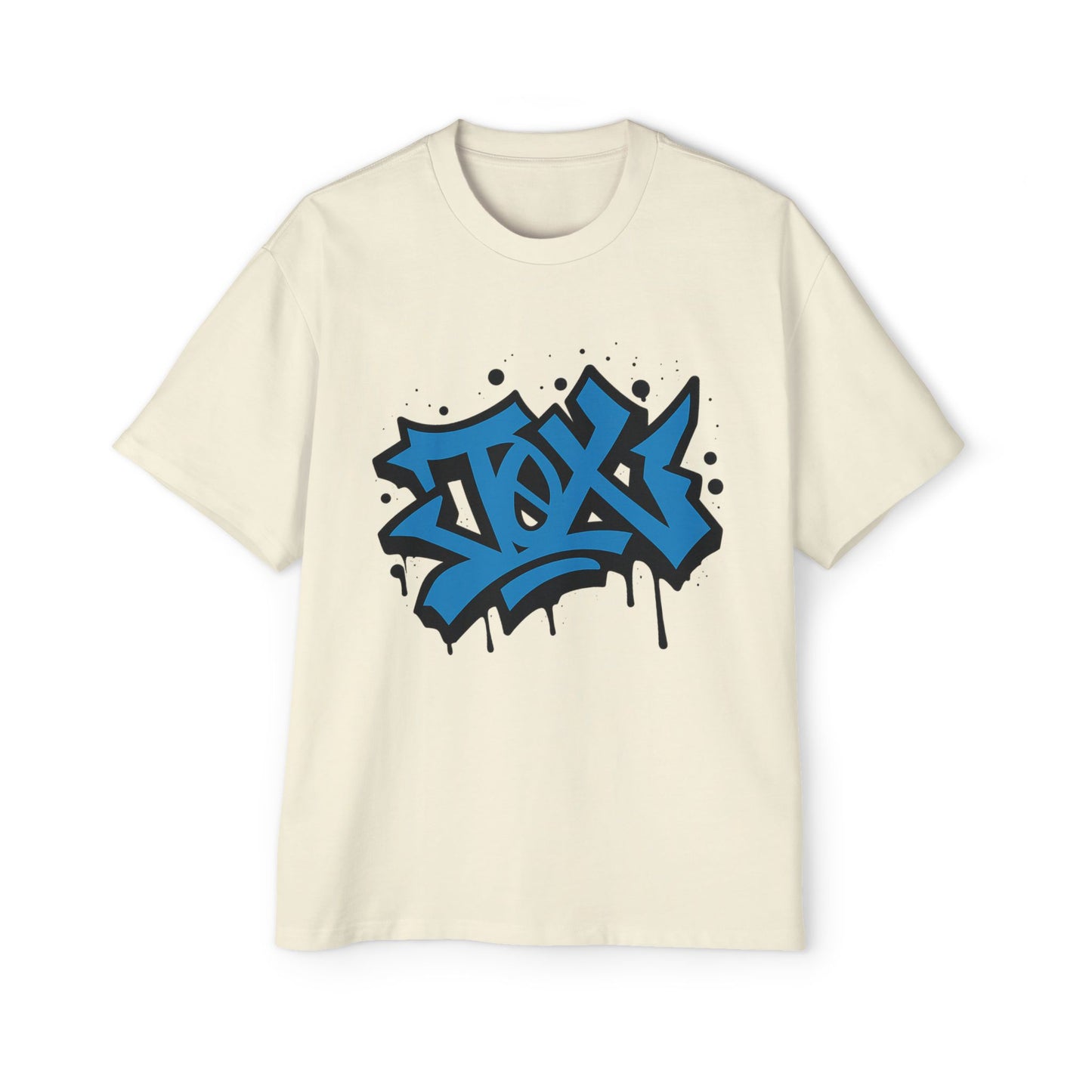 Camiseta EDICIÓN TØX GRAFFITI 0NE BLACK AND BLUE