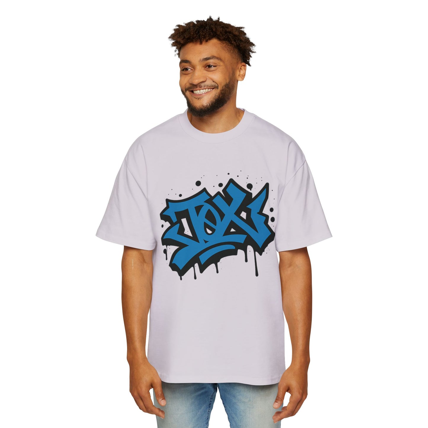 Camiseta EDICIÓN TØX GRAFFITI 0NE BLACK AND BLUE