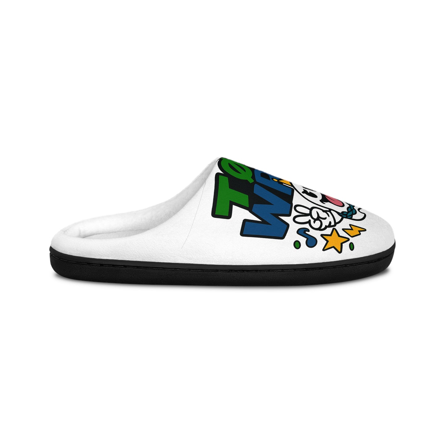 PANTUFLAS EDICIÓN TØX GHØST WRAP BLACK AND WHITE