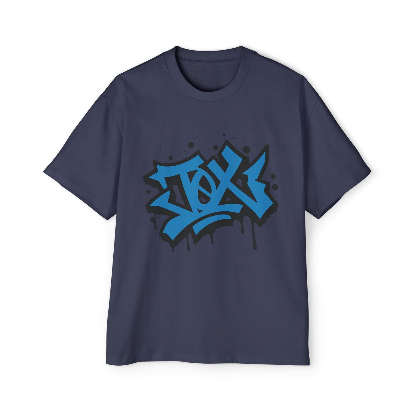 Camiseta EDICIÓN TØX GRAFFITI 0NE BLACK AND BLUE