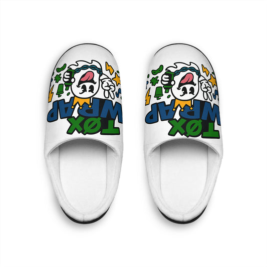 PANTUFLAS EDICIÓN TØX GHØST WRAP BLACK AND WHITE