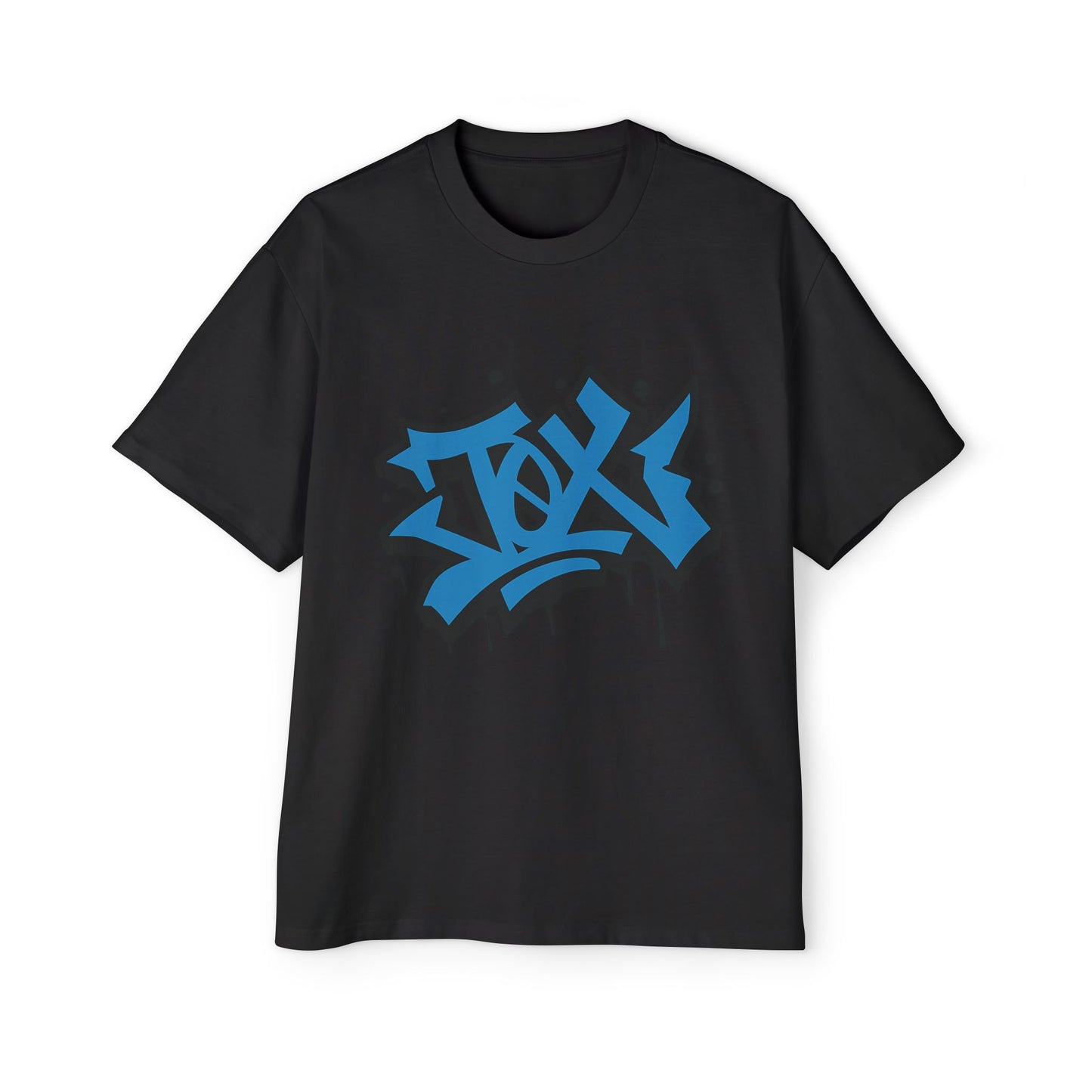 Camiseta EDICIÓN TØX GRAFFITI 0NE BLACK AND BLUE