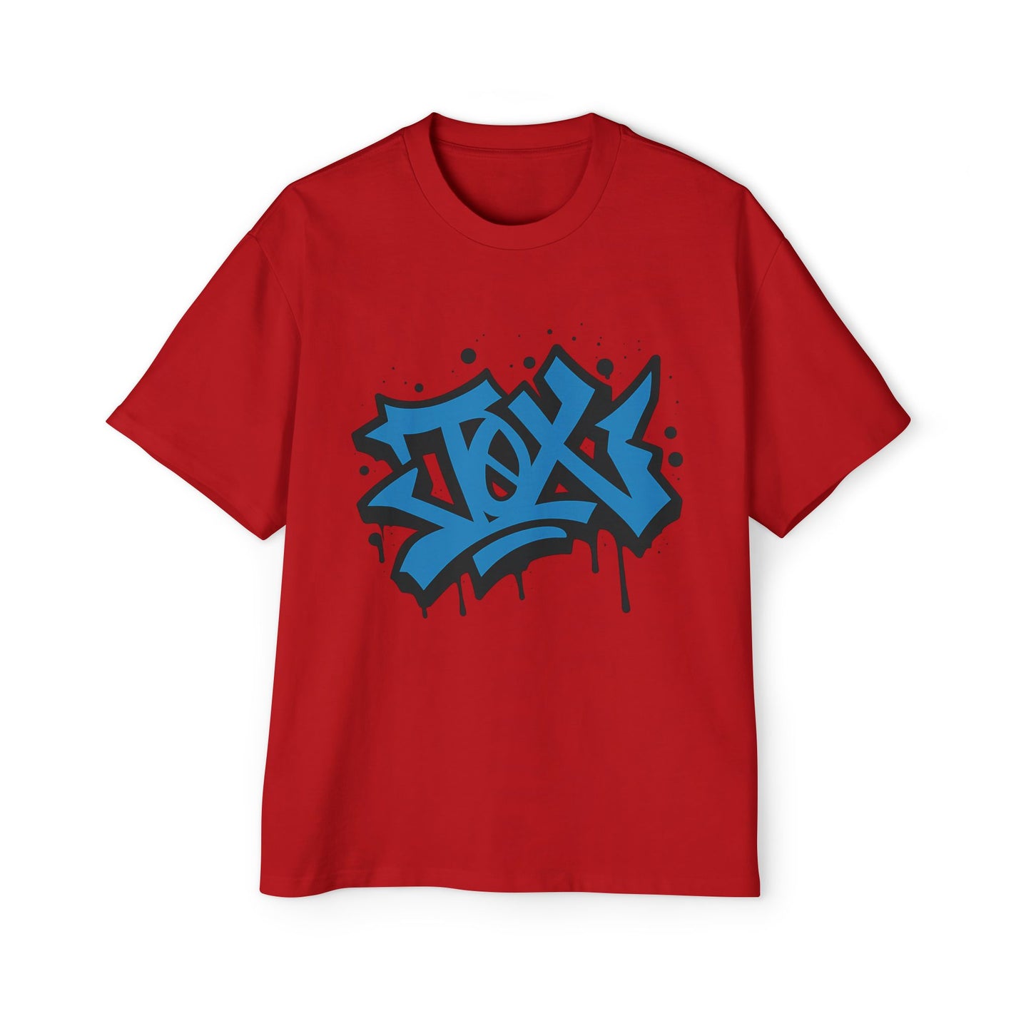 Camiseta EDICIÓN TØX GRAFFITI 0NE BLACK AND BLUE