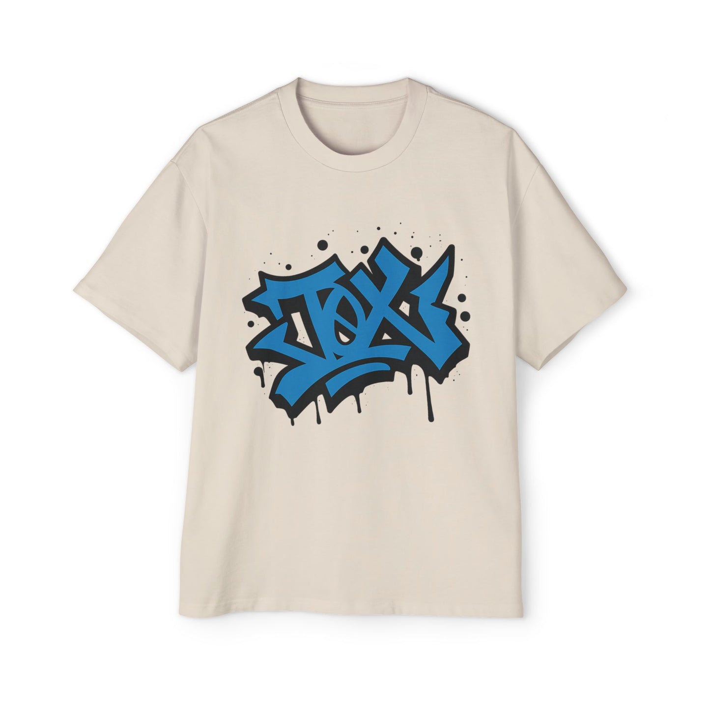 Camiseta EDICIÓN TØX GRAFFITI 0NE BLACK AND BLUE