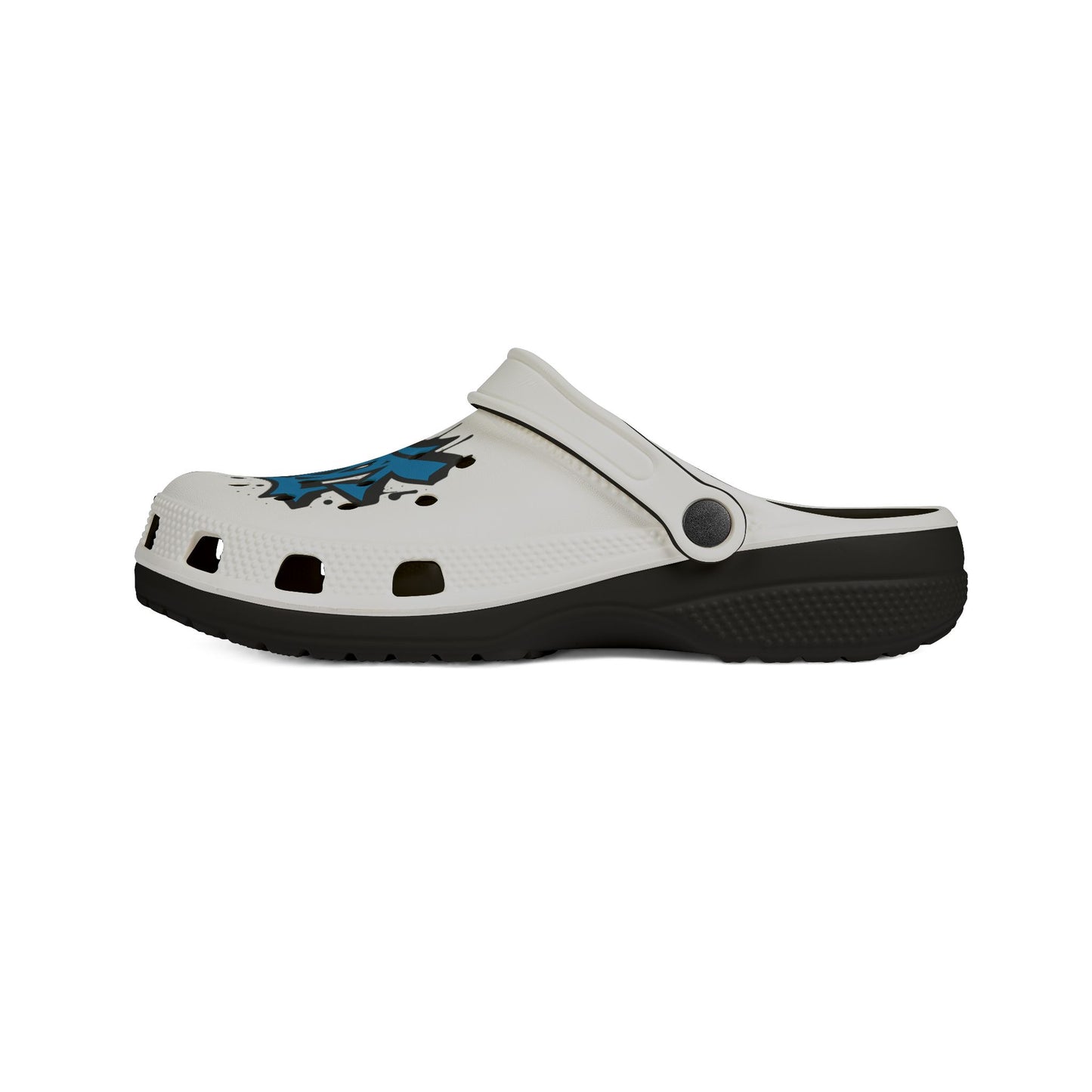 CLOGS EDICIÓN GRAFFITI TØX BLACK AND BLUE
