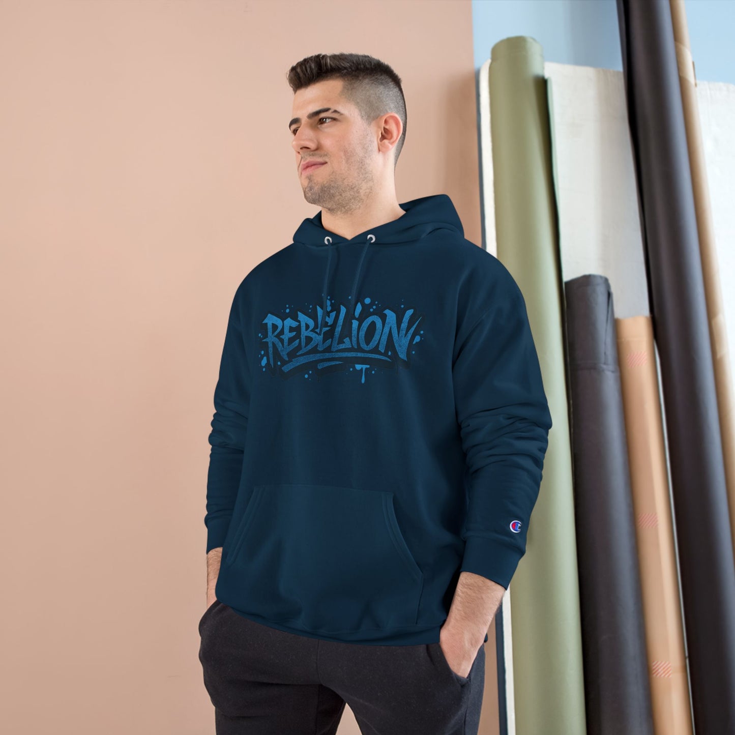 ABRIGO EDICIÓN GRAFFITI REBELION TØX BLACK AND BLUE