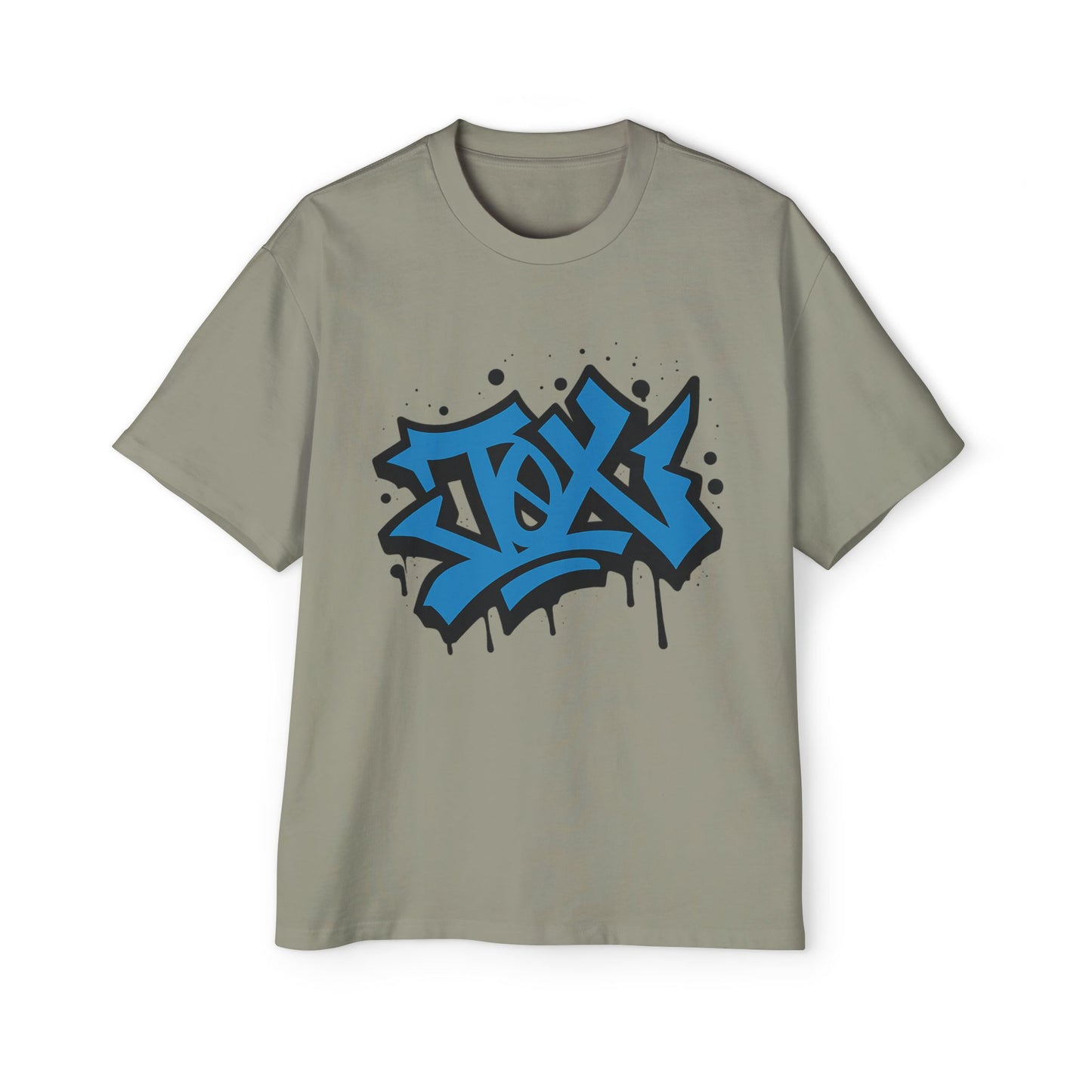 Camiseta EDICIÓN TØX GRAFFITI 0NE BLACK AND BLUE