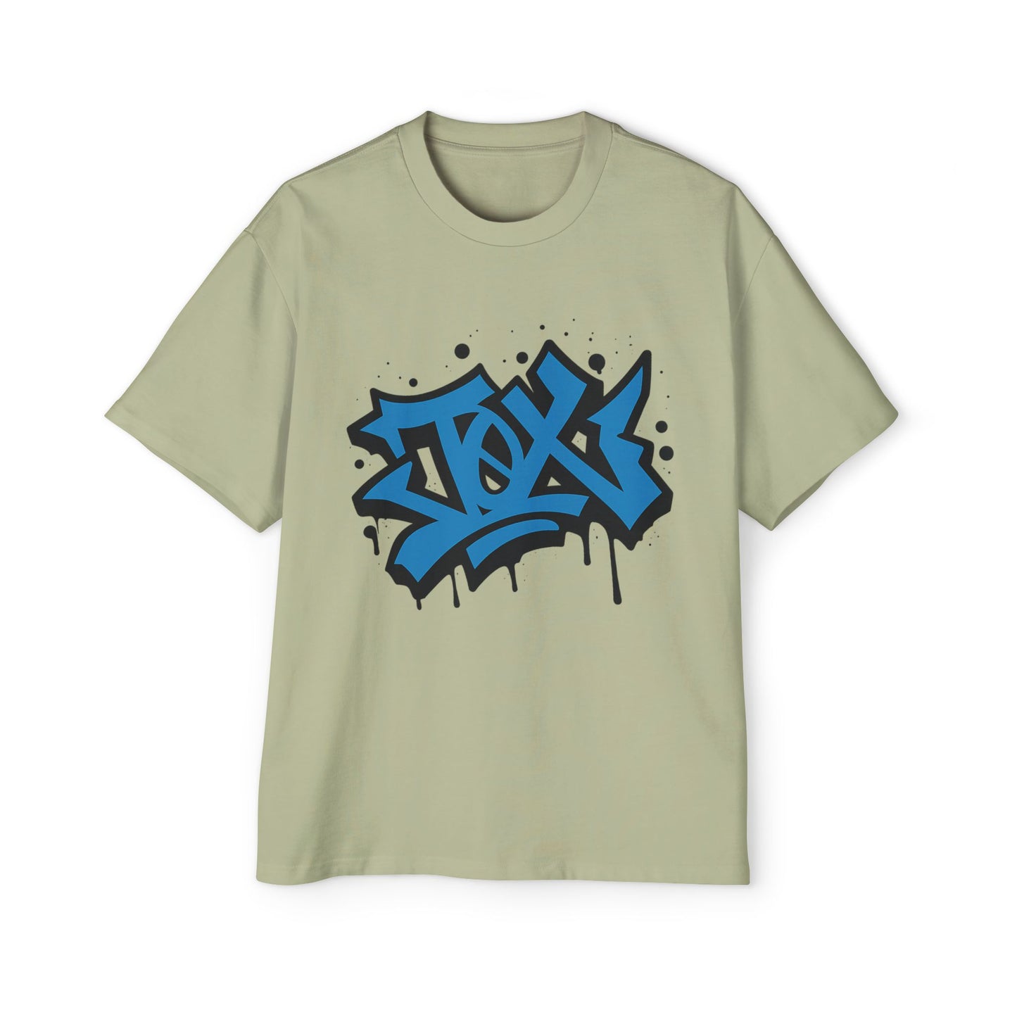 Camiseta EDICIÓN TØX GRAFFITI 0NE BLACK AND BLUE