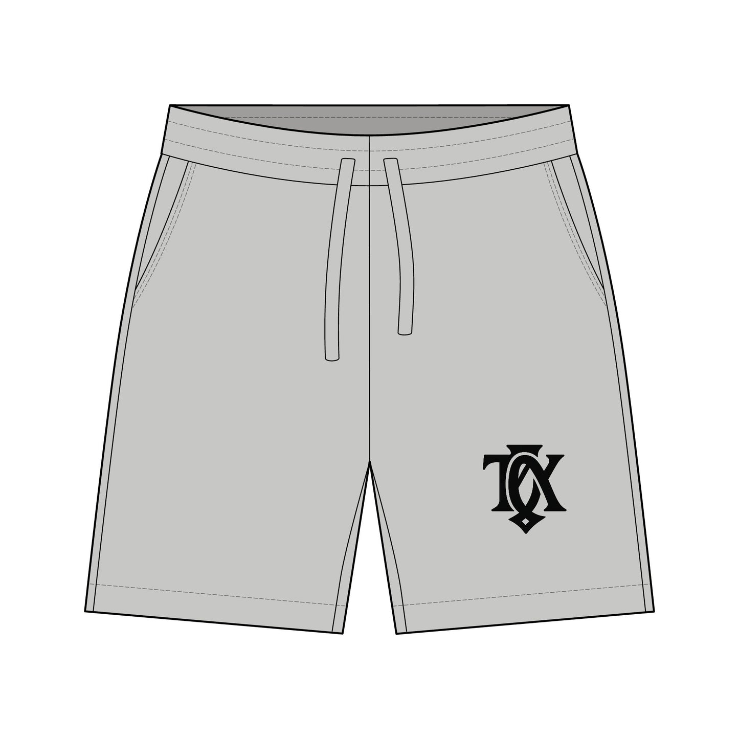 SHORTS TØX ØNE BLACK AND WHITE