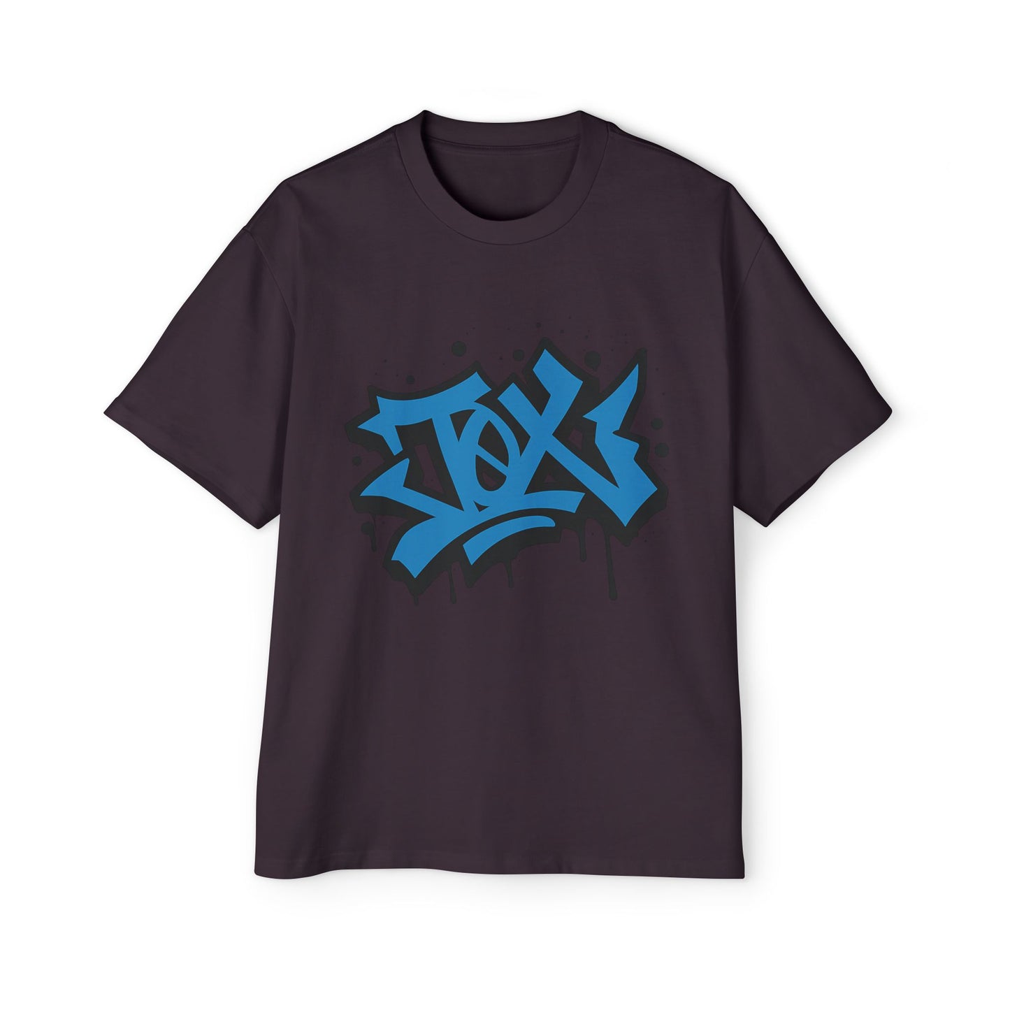 Camiseta EDICIÓN TØX GRAFFITI 0NE BLACK AND BLUE
